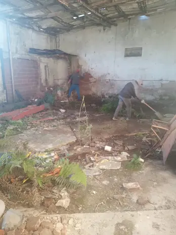 Limpieza de Terreno y Desmonte de Techo de Chapa en San Fernando, Zona Norte